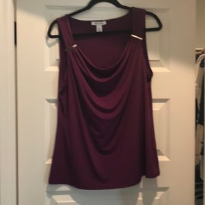 Cowl neck dress tank
